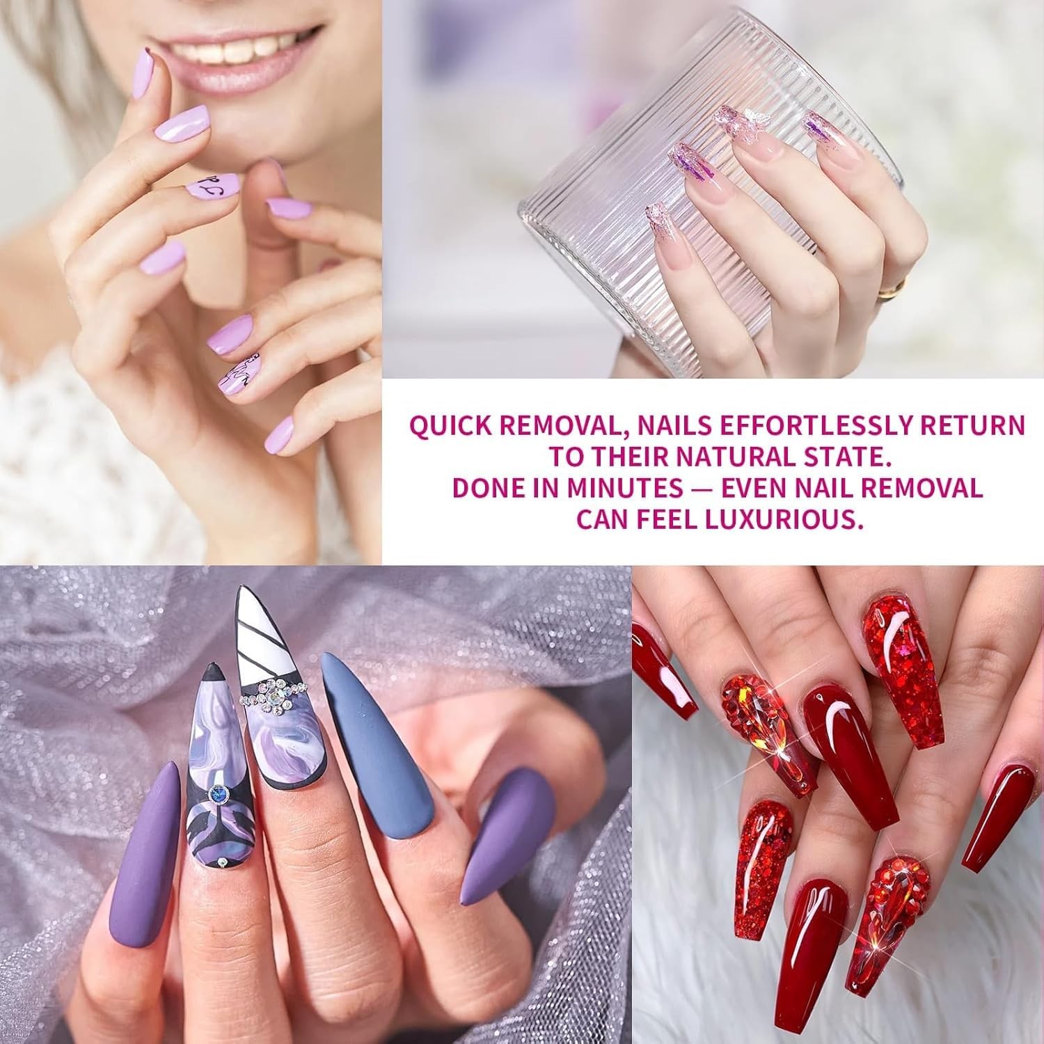Qzqetet Gel Nail Polish 0.5 Fl Oz (Pack of 1), Remover & Tools
