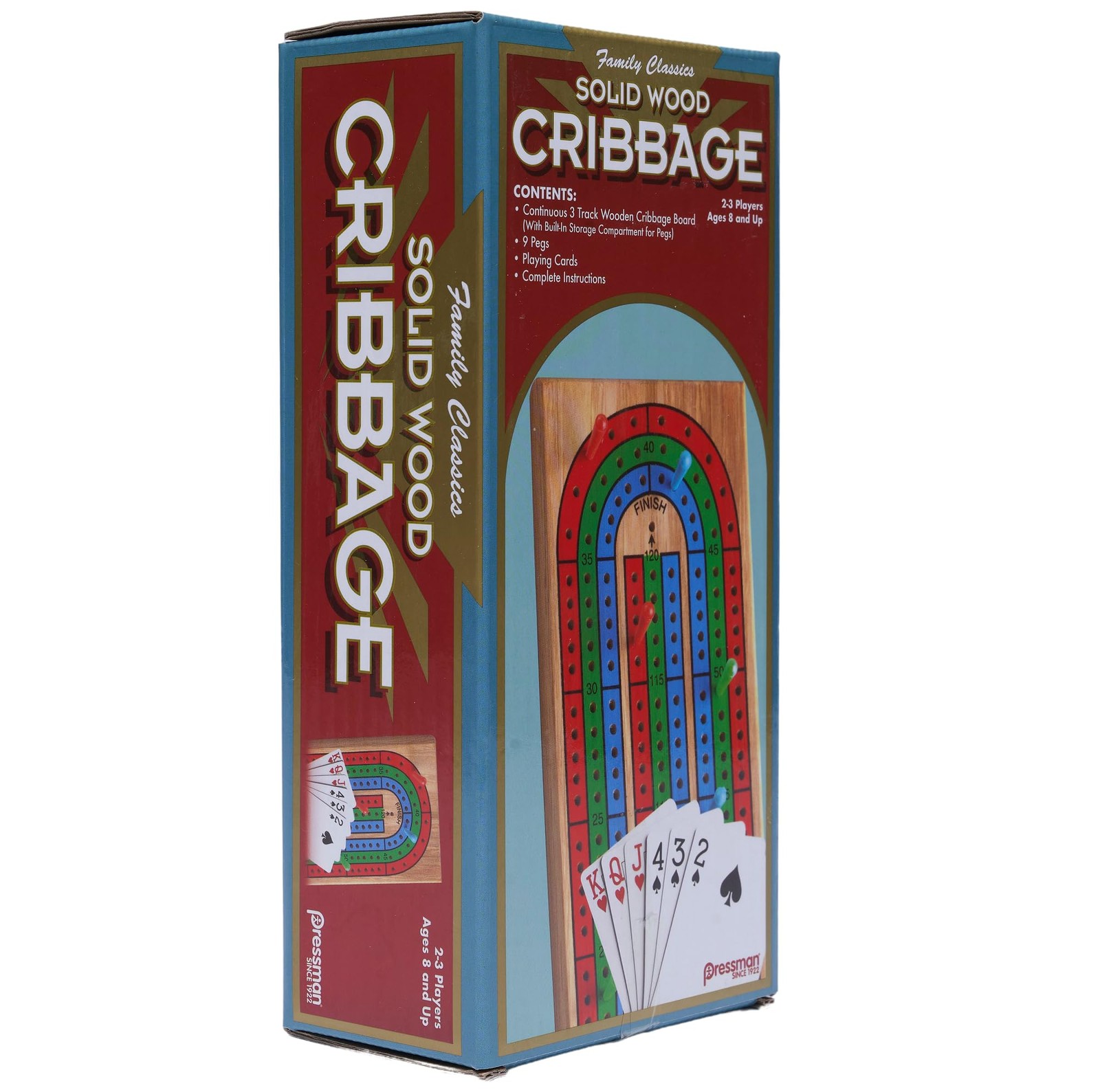 Family Classics Cribbage – Solid Wood One Size,