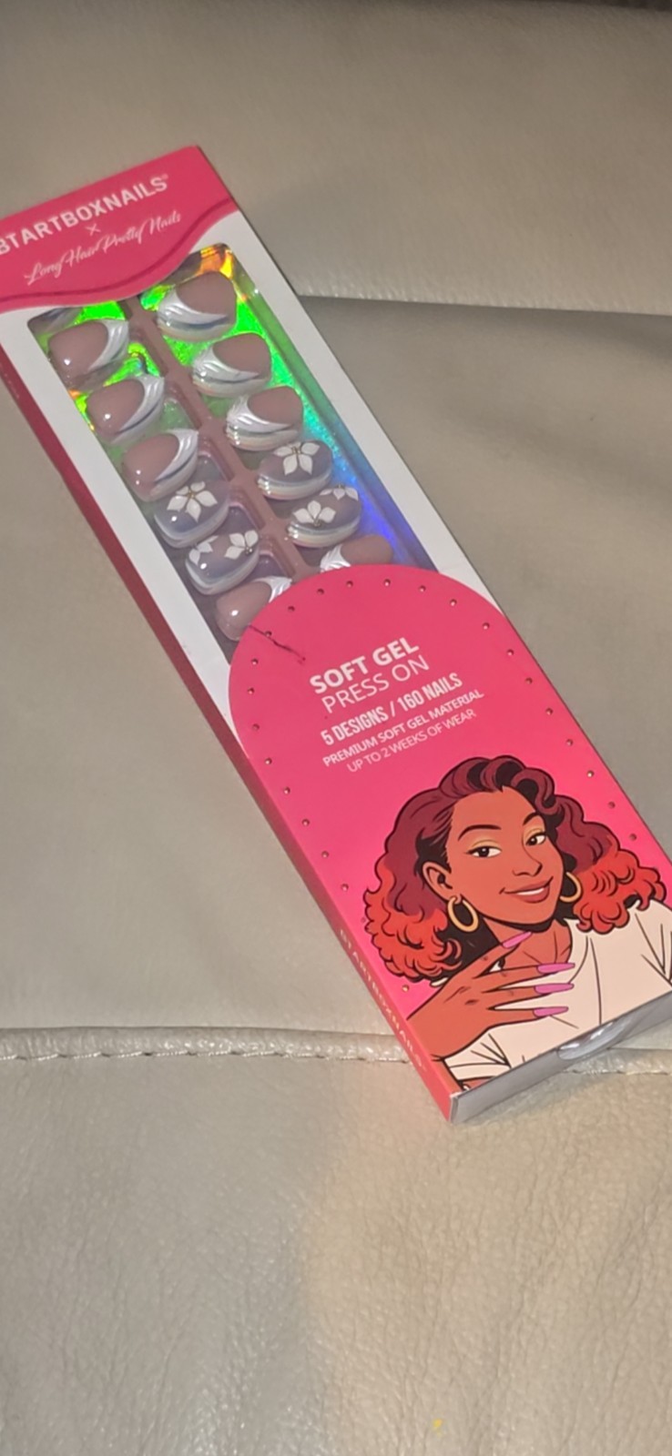 Btartbox x Long Hair Pretty Nails Spring Dream Short Almond Soft Gel Press On