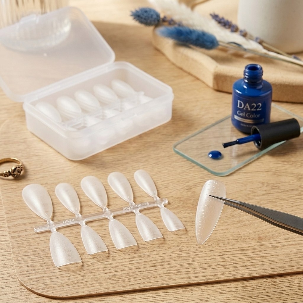 120Pcs Medium Size Press On Nail Tips 1 Box Set DIY False Nails