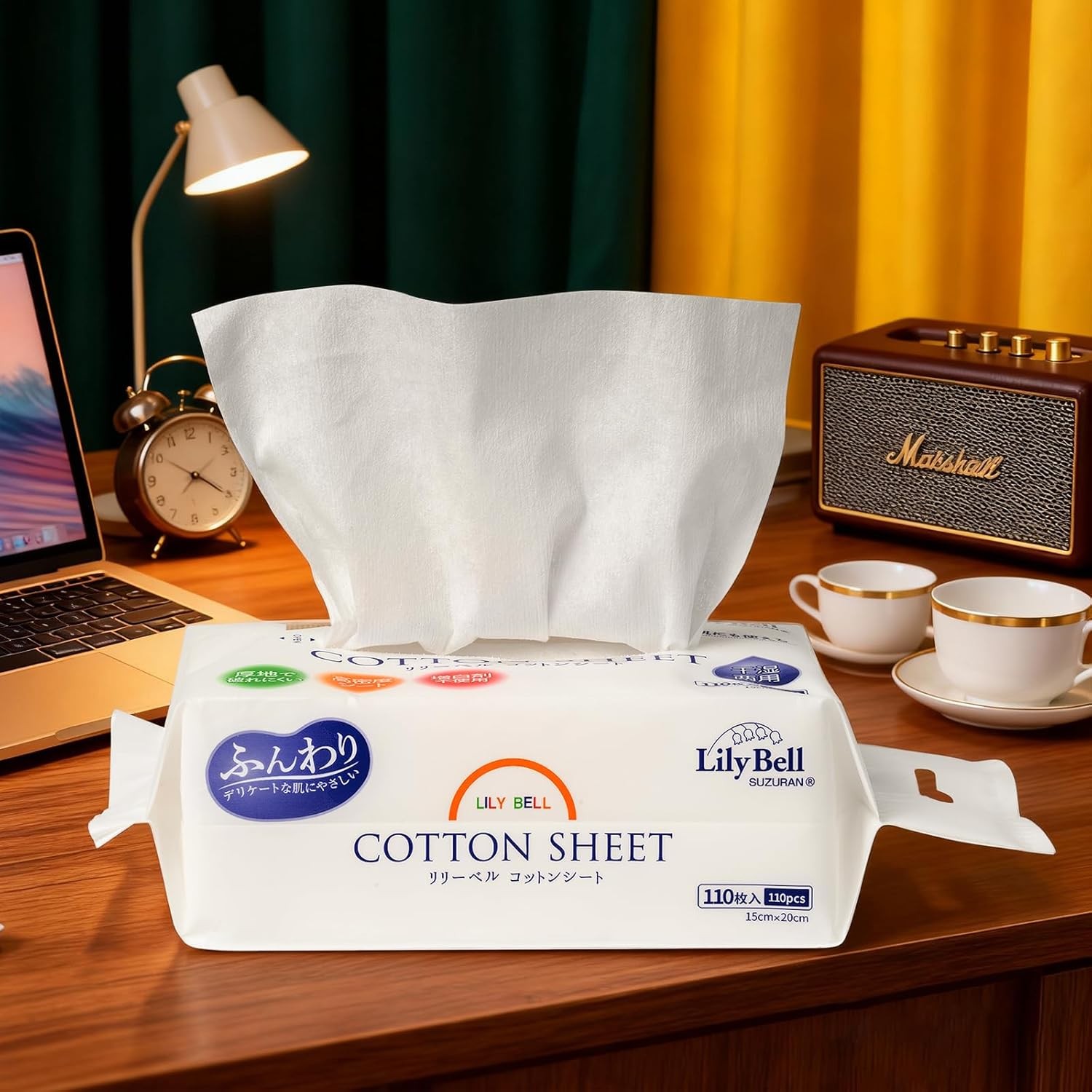 Lily Bell Soft Dry Wipes Cottons Tissue Disposable Face Towel Cotton
