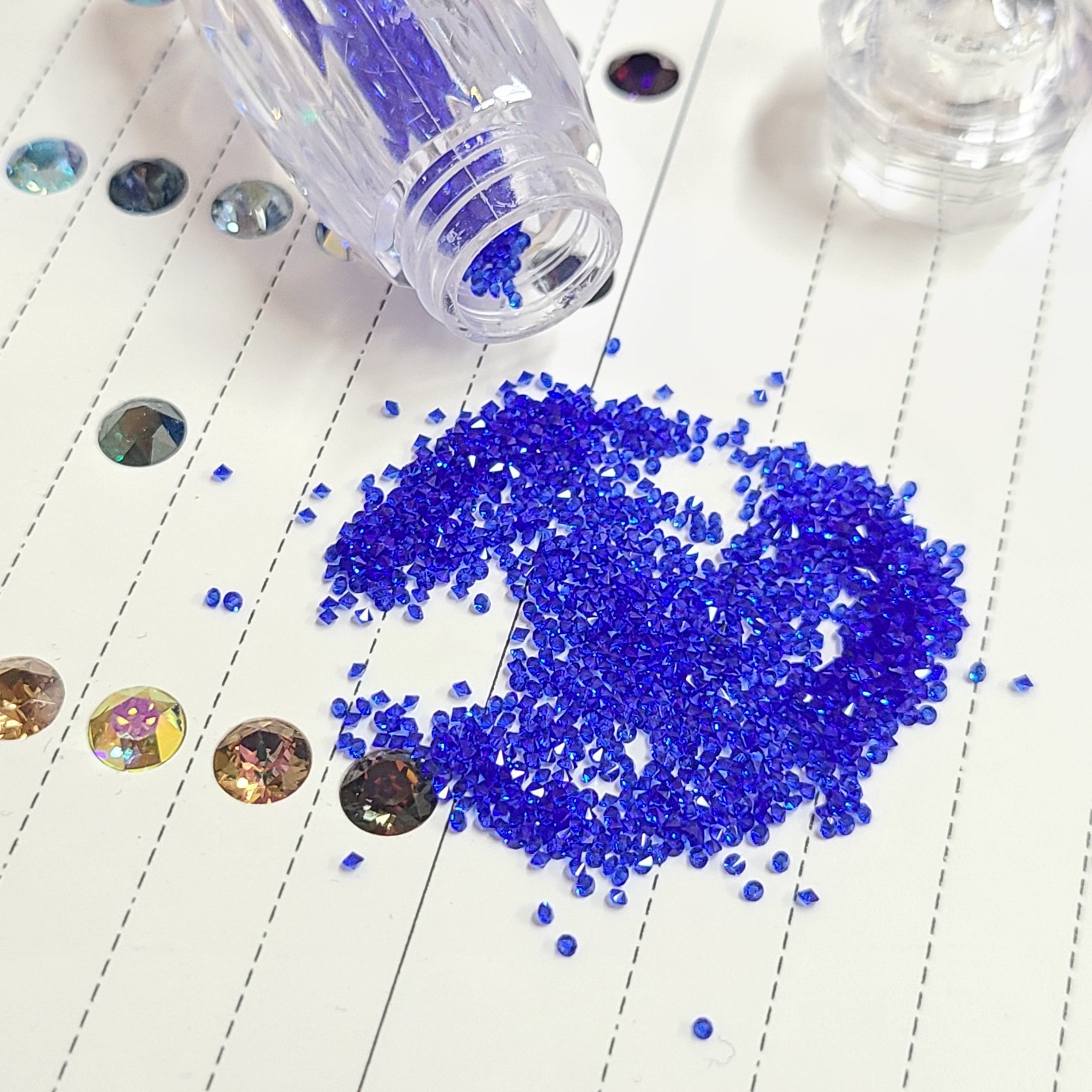 PP7 Pixie Edge Sapphire Micro Stones for Nail Art