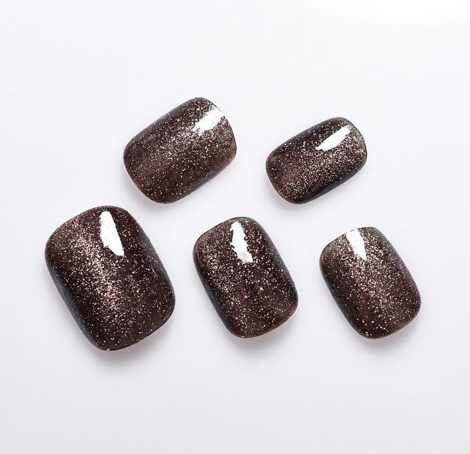 Press on Nails Acrylic Fake Nails with Design Full Cover False Nails Reusable Na