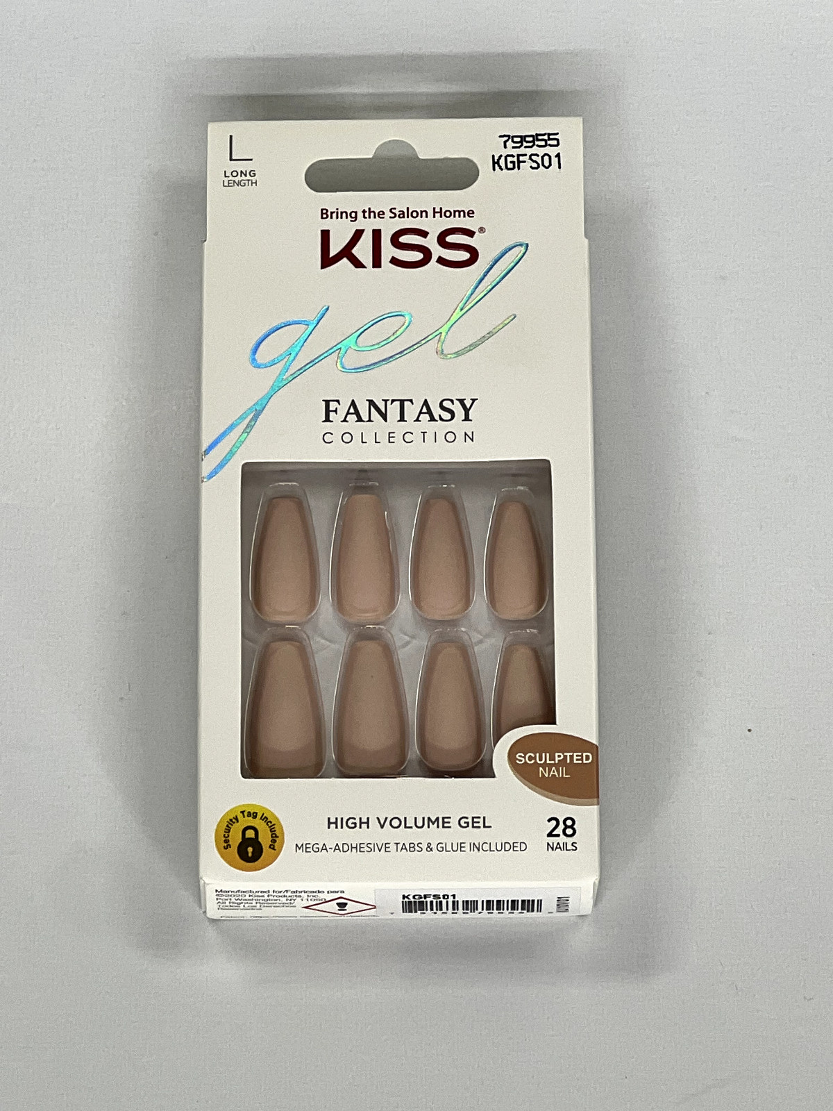 Pack of 2 – Kiss Gel Fantasy Collection | KGFS01 | Long Length – NEW