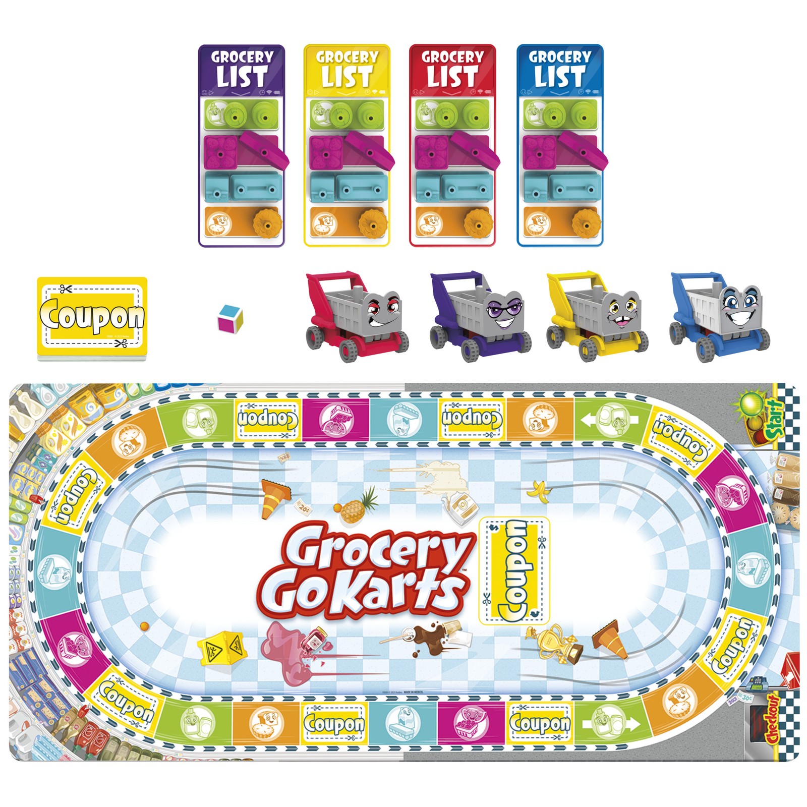 Grocery Go Karts 2021 Edition Board Game by Hasbro
