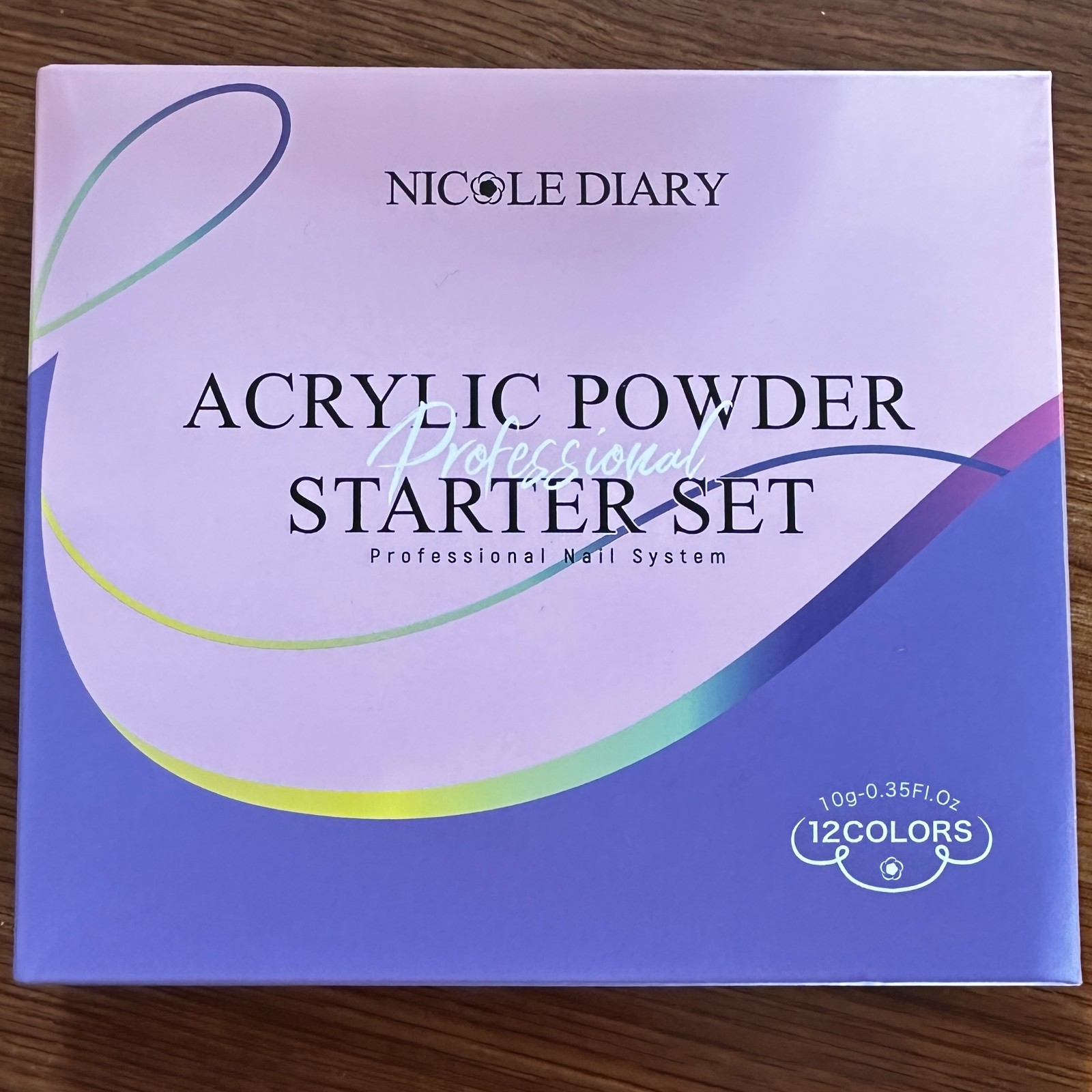 12 Jar Set NEON Nicole Diary Acrylic Powder Prof Starter Kit Brand New Unused