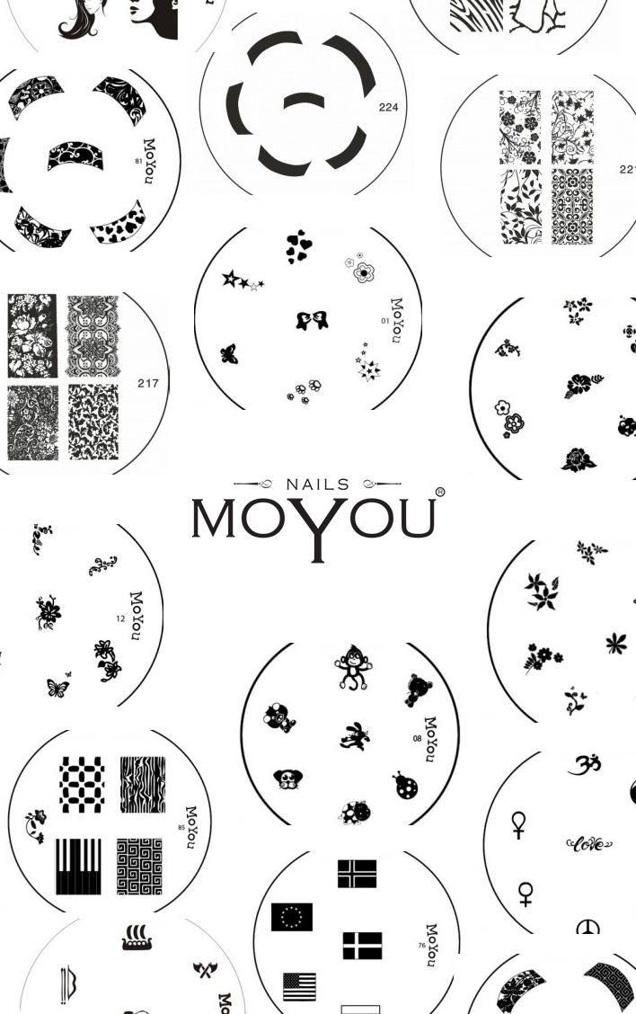 MoYou Image Stamping Plates Nail Art Decoration Professional Manicure Design New