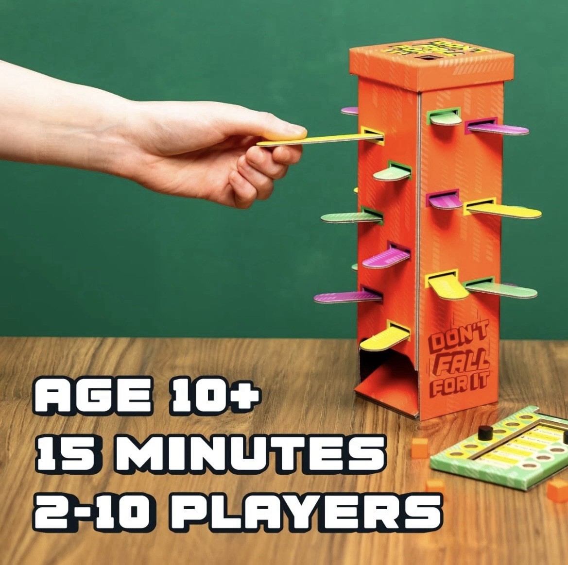 Don’t Fall for It Tower Trivia Game Ages 10+ Family Fun
