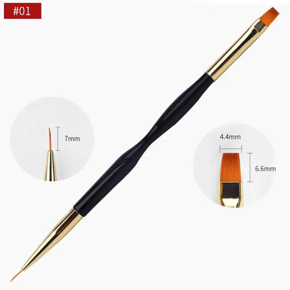 Builder Gel Liner Brush Nail Art UV Extension Tool #6 Size Painting High Quality