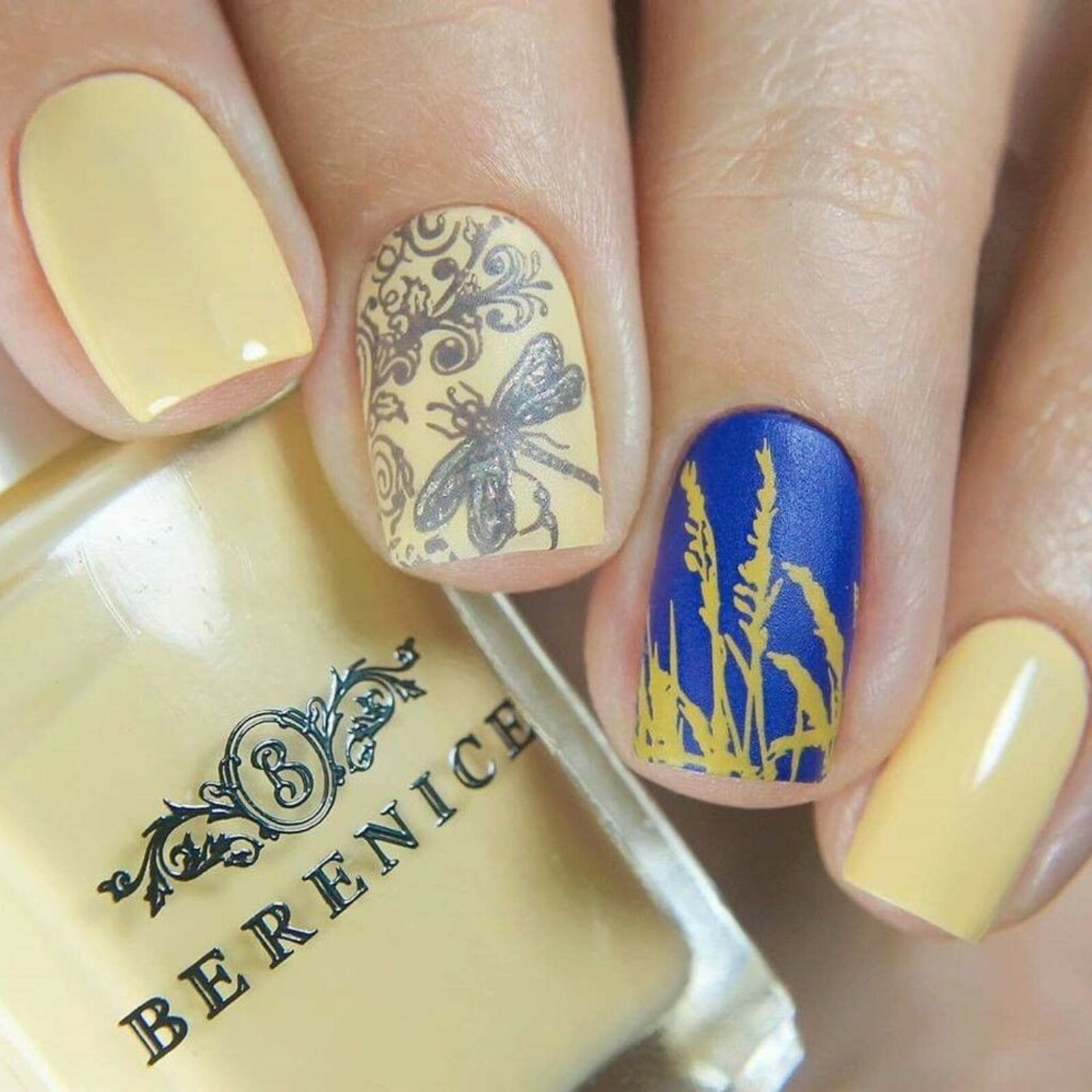 B052 sveta_sanders Stamping Plate For Stamped Nail Art Design