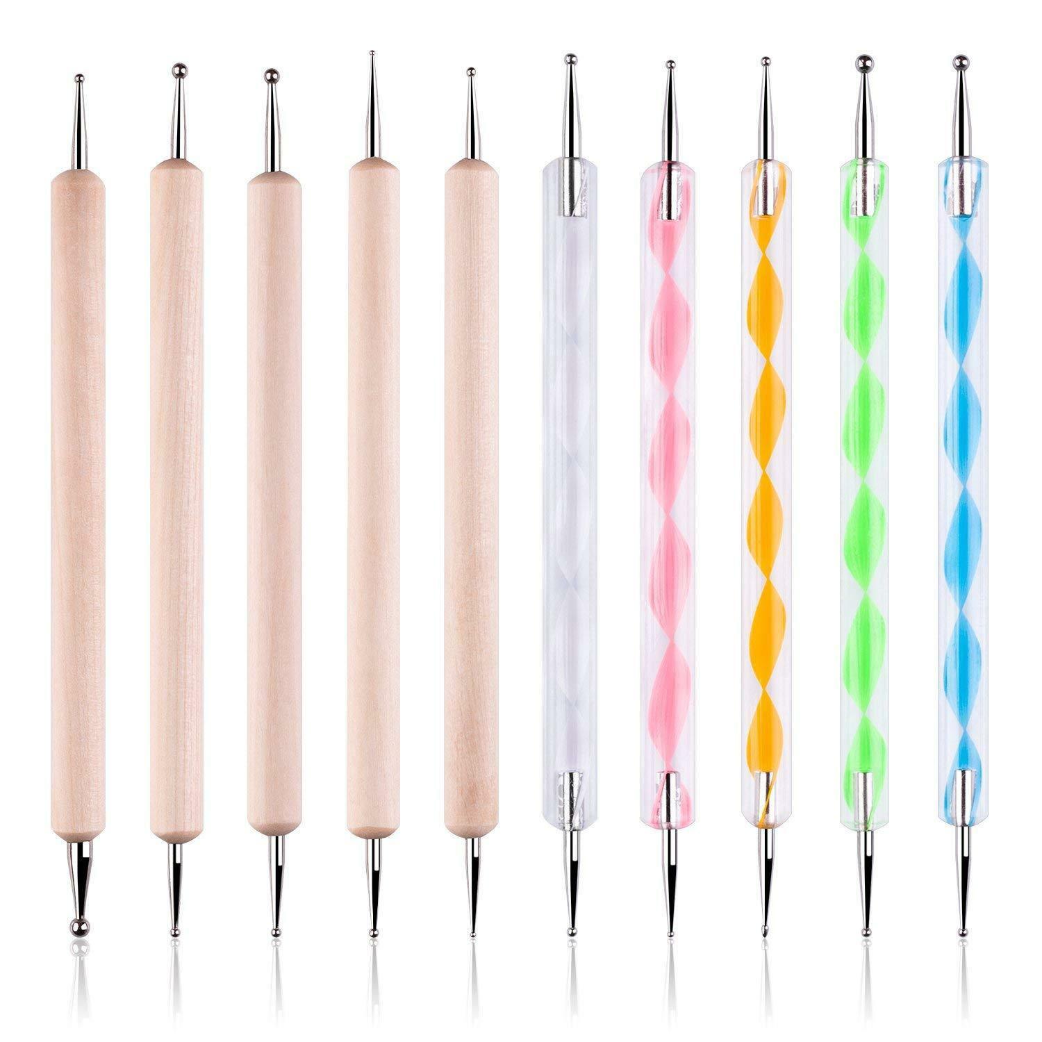 10Pcs Plastic Acrylic Nail Art Soak Off Clip Cap Remover Wrap Tool UV Gel Polish
