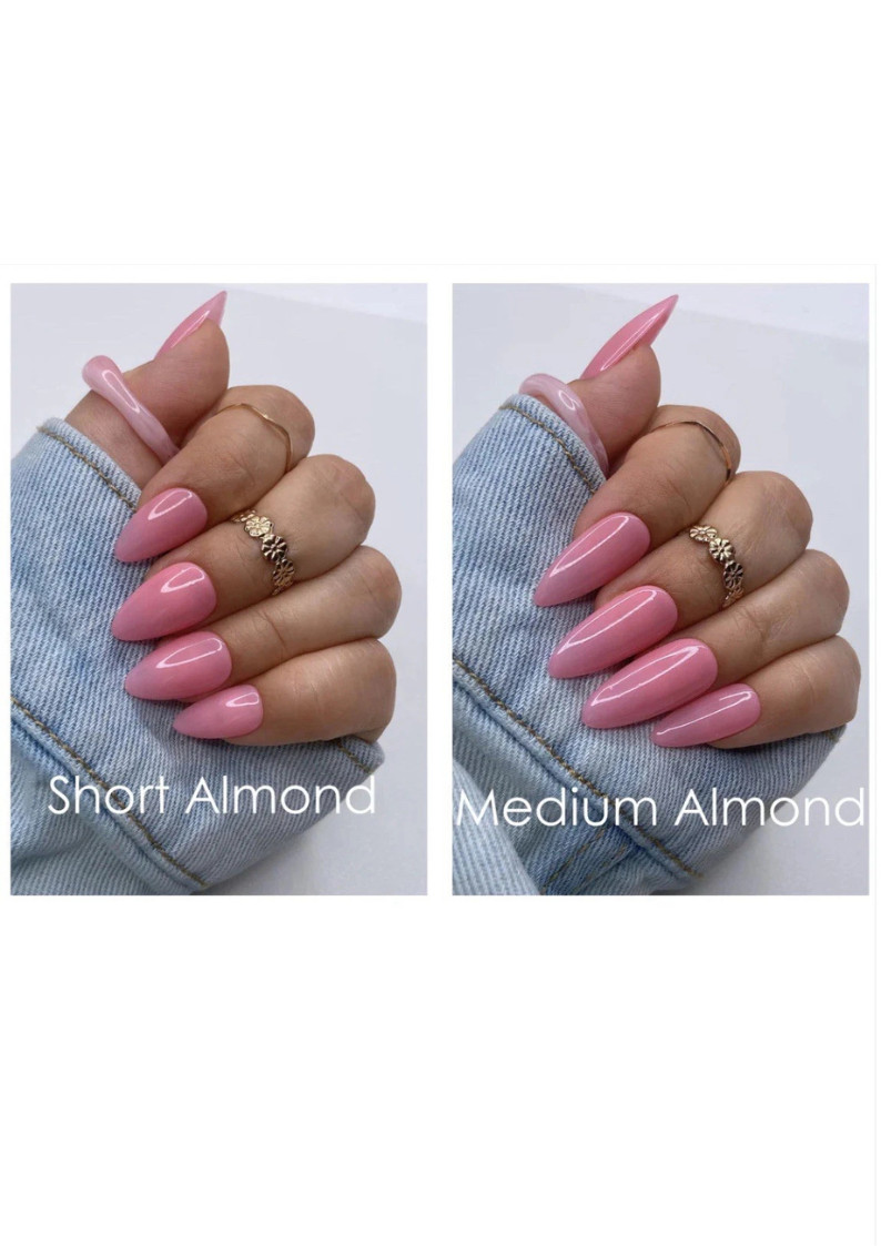 CUSTOM Hello Kitty Short Square Bling Press-On Nail FULL SET W/KIT 10p