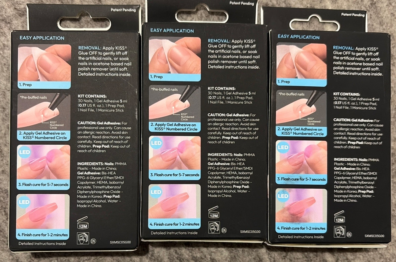 Kiss Nails – Salon X-tend LED Soft Gel System #91567 SXN02 – 3 Packs