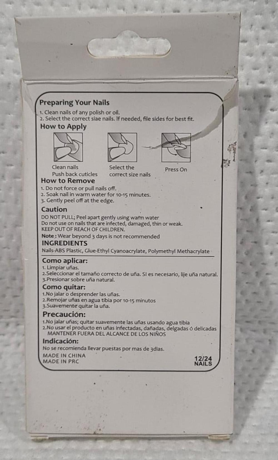 Press on Nails Short Square Blue Fake Nails Full Cover Royal Blue False Nails