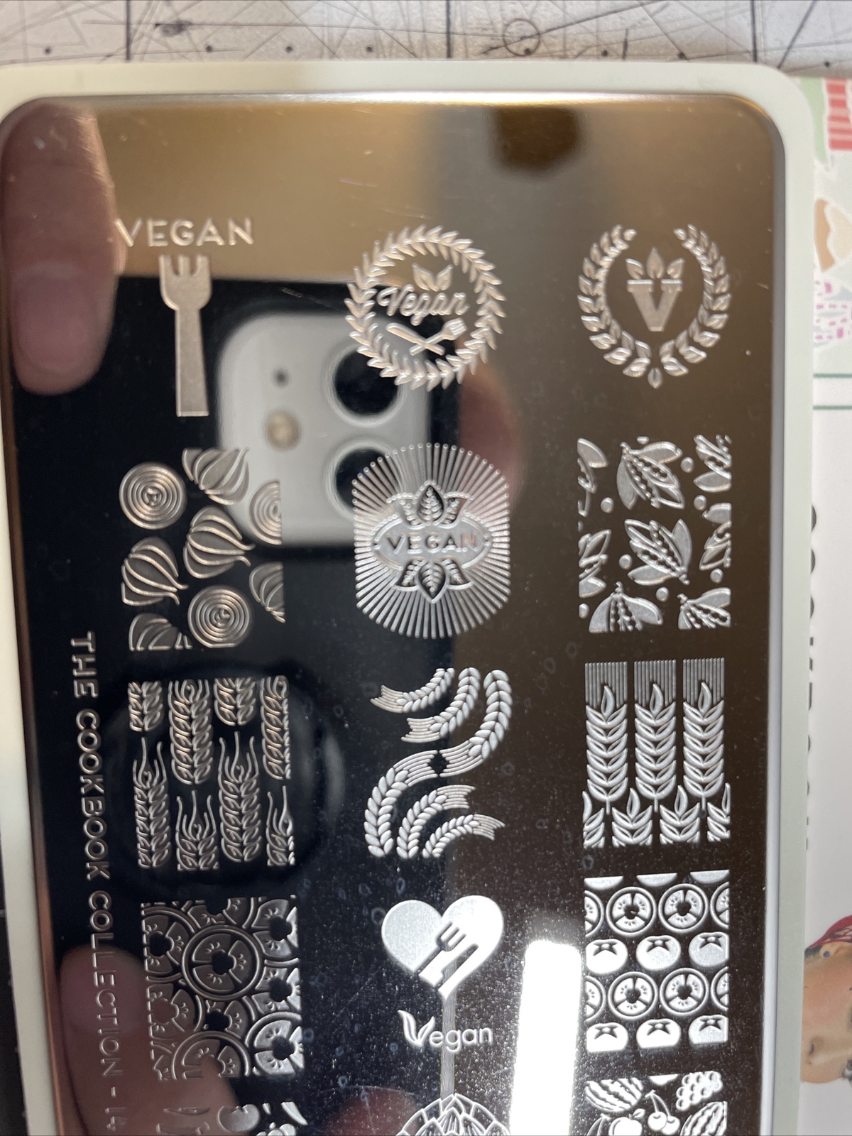 MoYou London Nail Art Stamping Plates – Vegan Collection Cherry The Cook 13 & 14