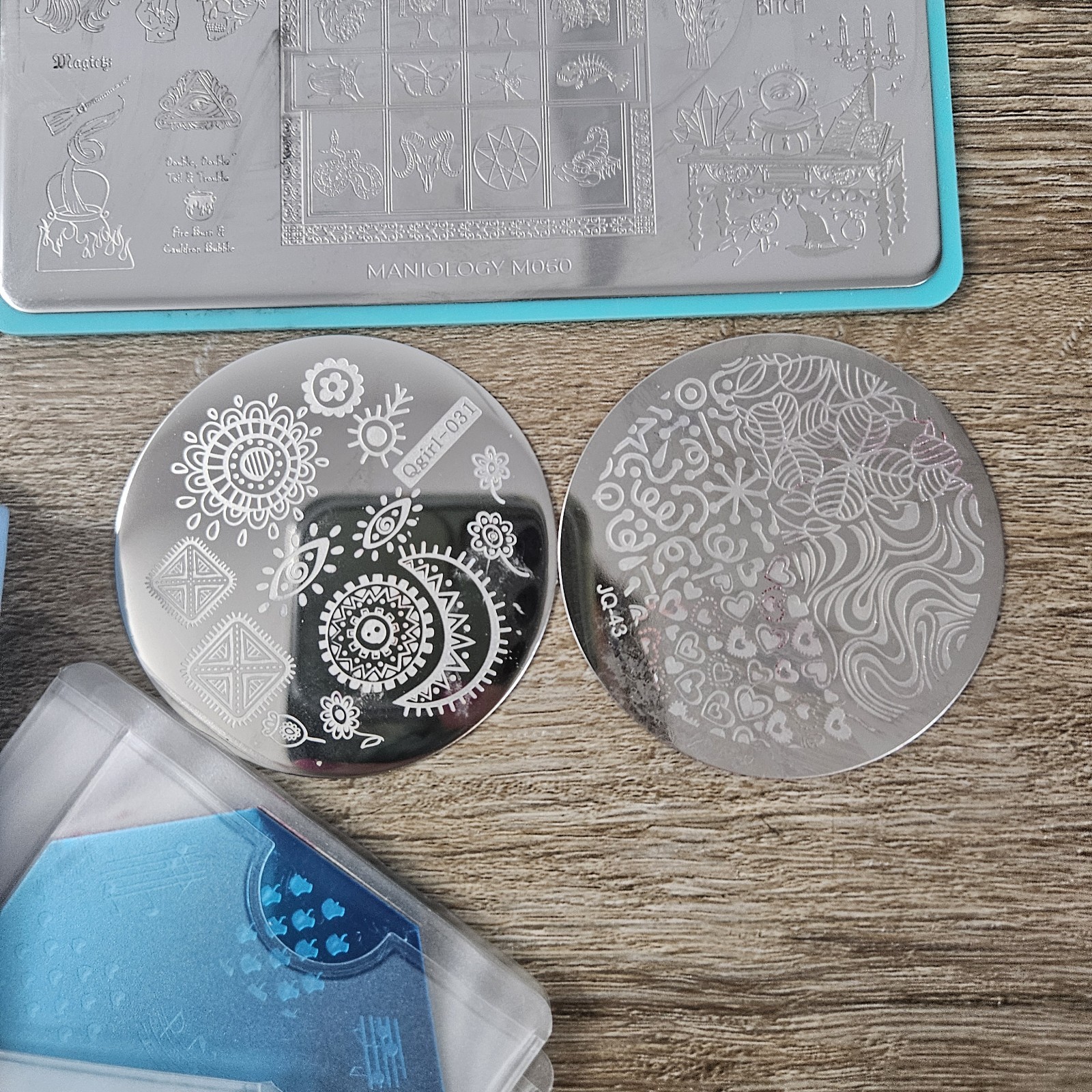 Clear Jelly Stamper Nail Art Stamping Plates Large Lot Of 43 Patterns READ