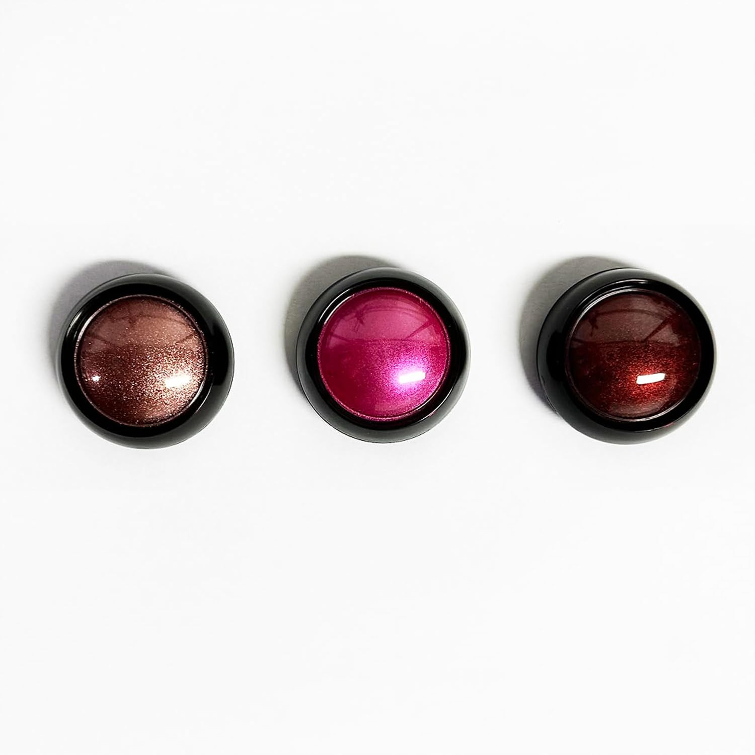 3 Jars Pink Chrome Nail Powder Set Rose Red Chrome Nail Powder Kit | 3 Jars Pin