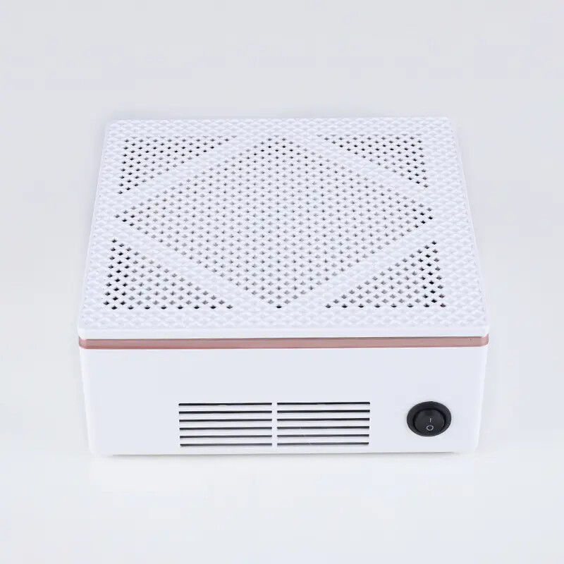 60W Desktop Electric Nail Dust Collector w/ Filter Strong Power Low Noise