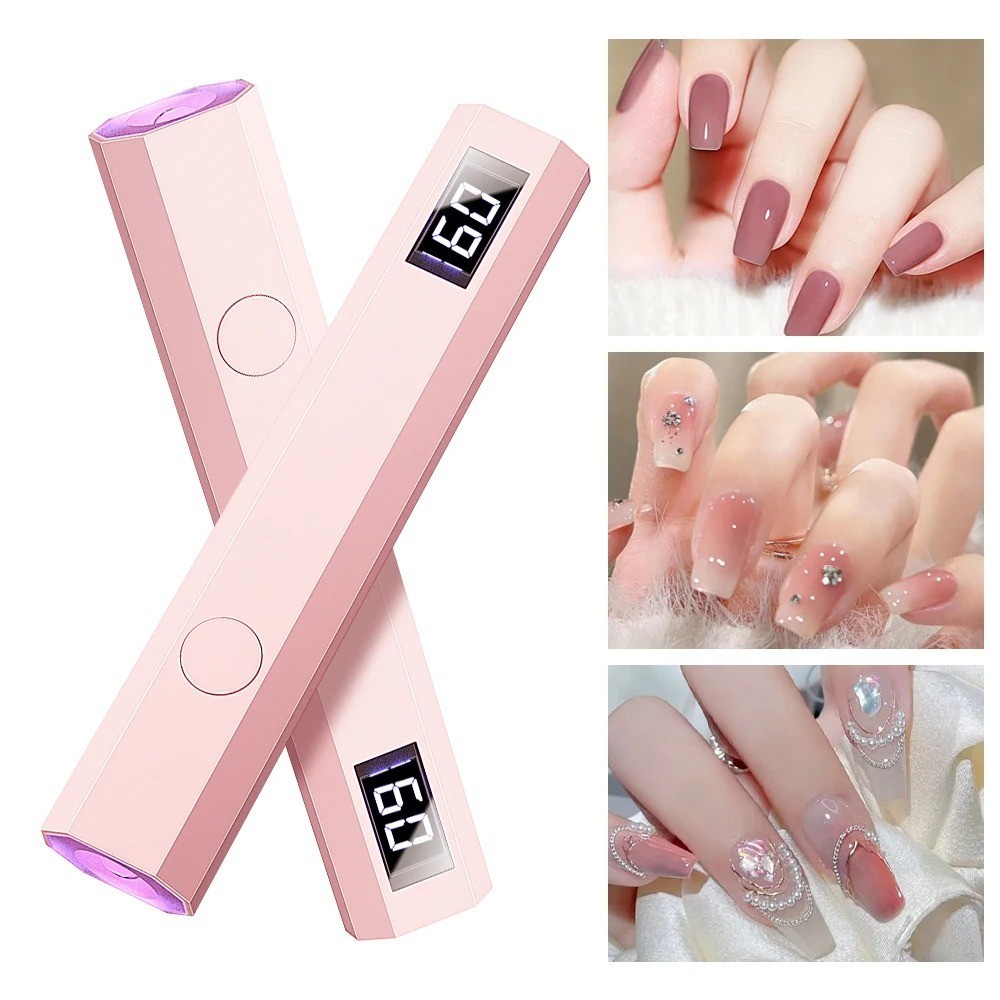 Portable Mini Nail 💅🏼Lamp UV LED Light – Handheld Gel Polish Dryer Curing Lamp