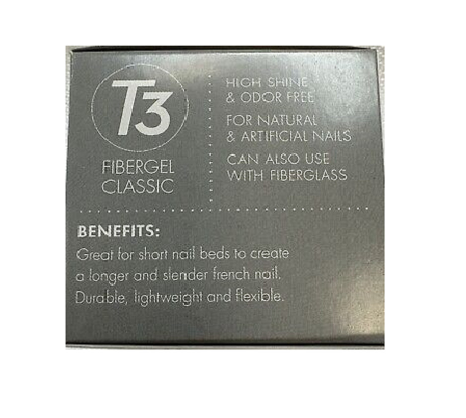 Star Nail T3 Fiber Gel Classic flexible sculpting gel – PINK 1oz (28g)