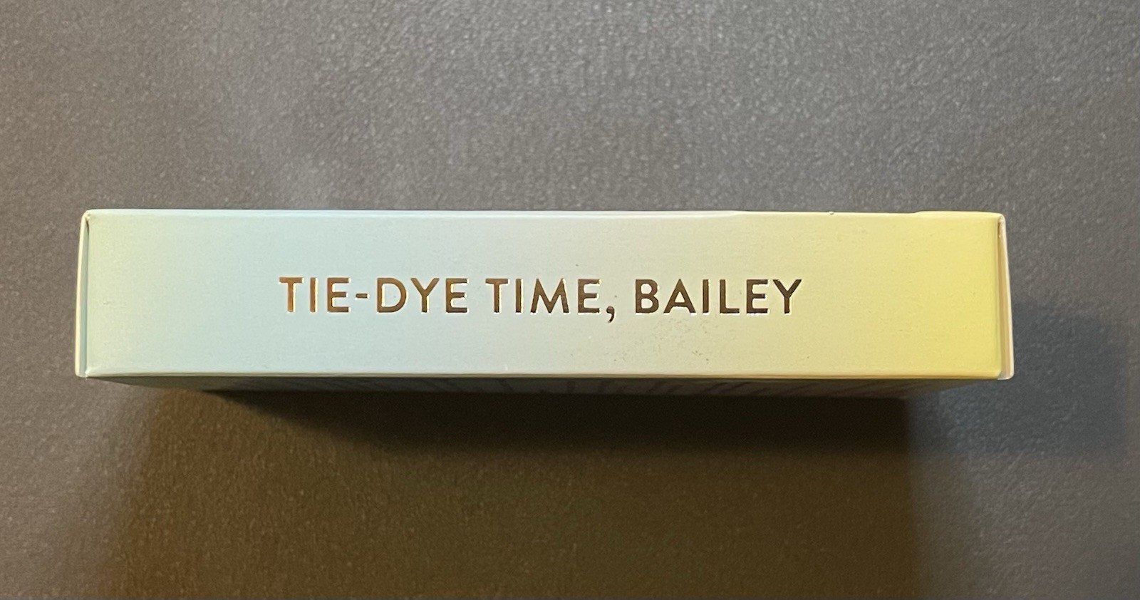 Red Aspen Press On Nails, Short Square, Tie-Dye Time, Bailey
