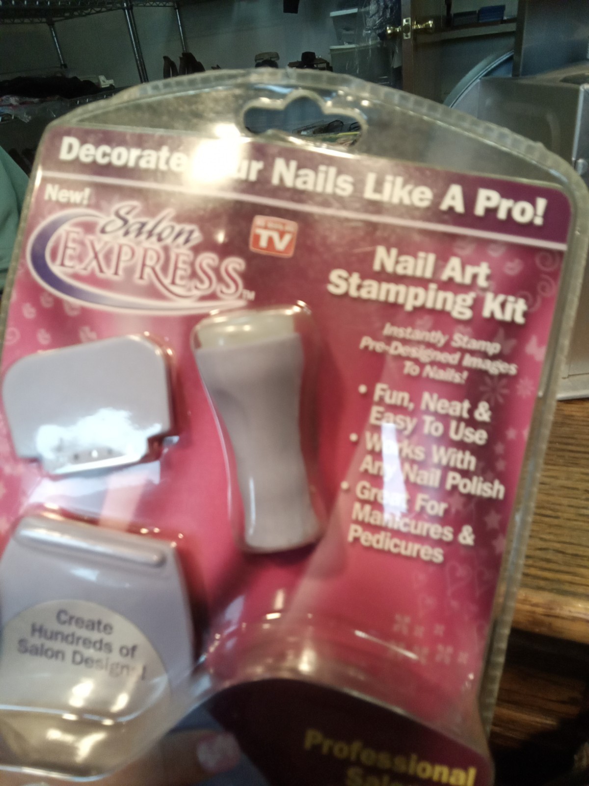 Nail Art Salon Express Stamping Kit NEW! SEALED!-