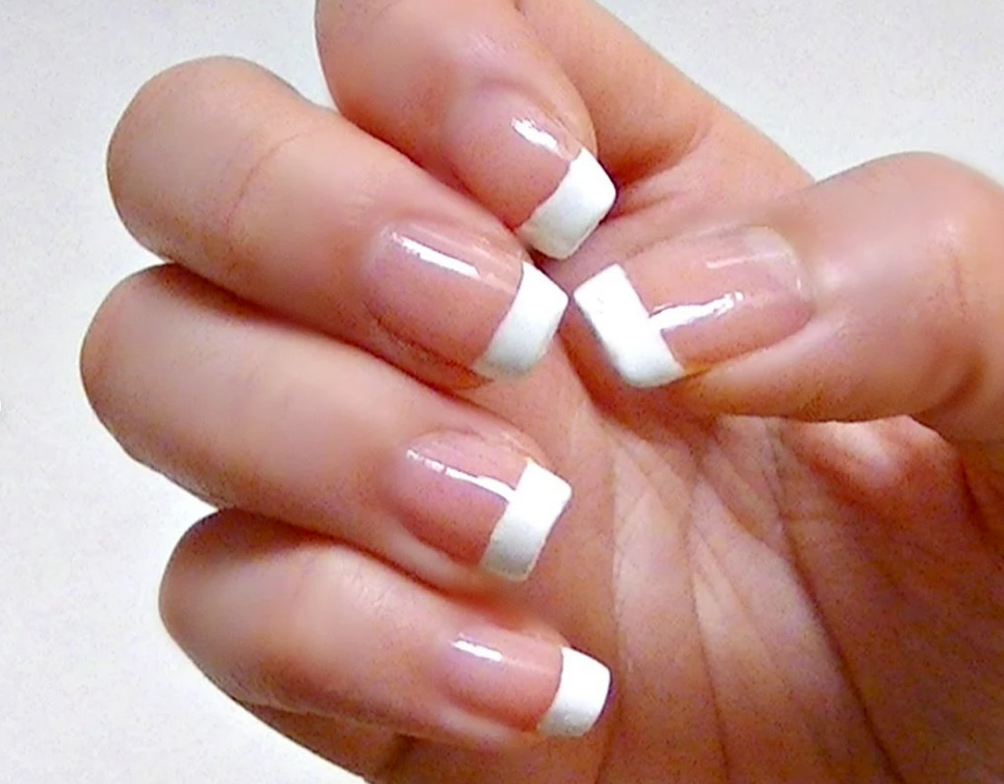 White French Manicure DIY Nail Art Tips Guide Stickers Stencil Styling Tool NH20
