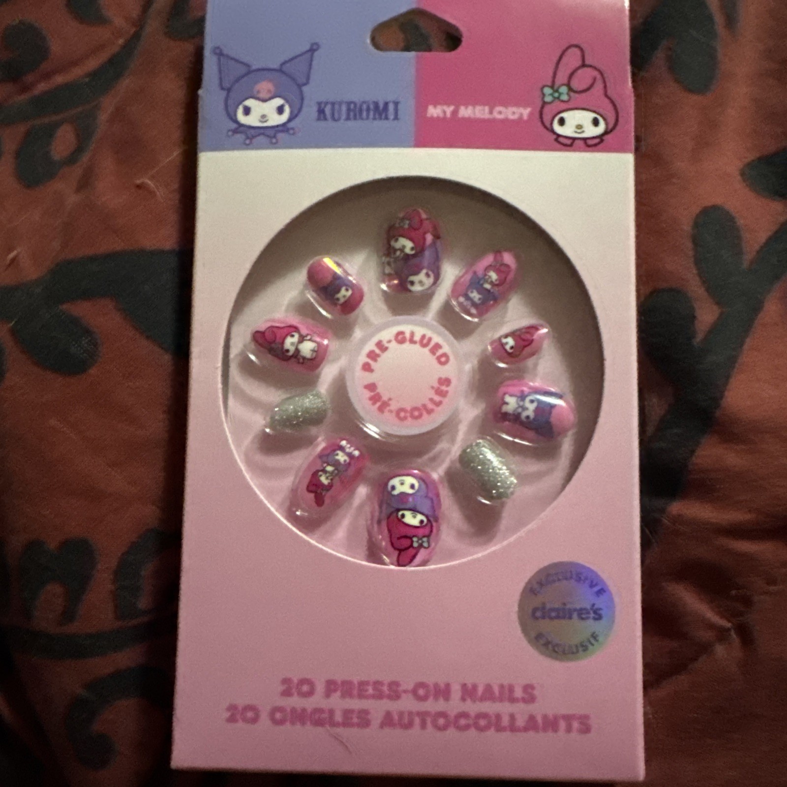 Kuromi And My Melody 20 Press-on Nails Claire’s
