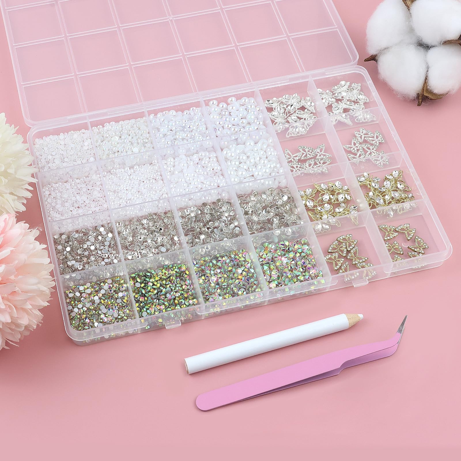 SEMATA 12-Colorful pearls bedazzling kit