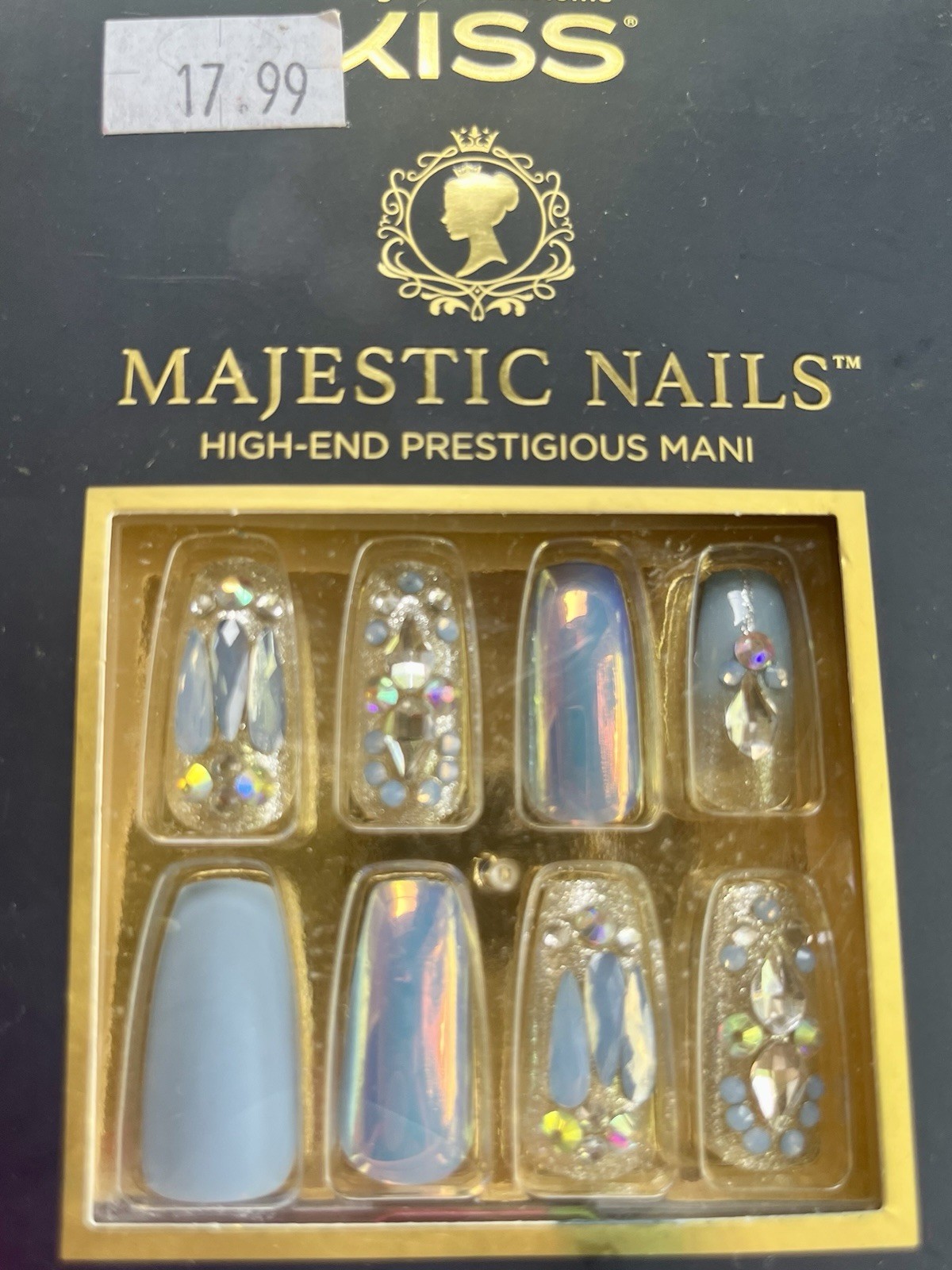 Kiss Majestic Nails & Gold Finger Luxury Nail Lot/4 NEW Packages See List