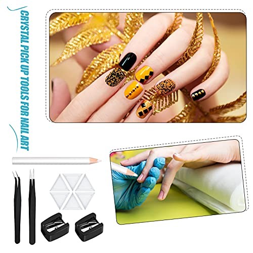 Maitys 22 Pieces Wax Rhinestone Picker Pencil Wax Pencil Set for Rhinestones
