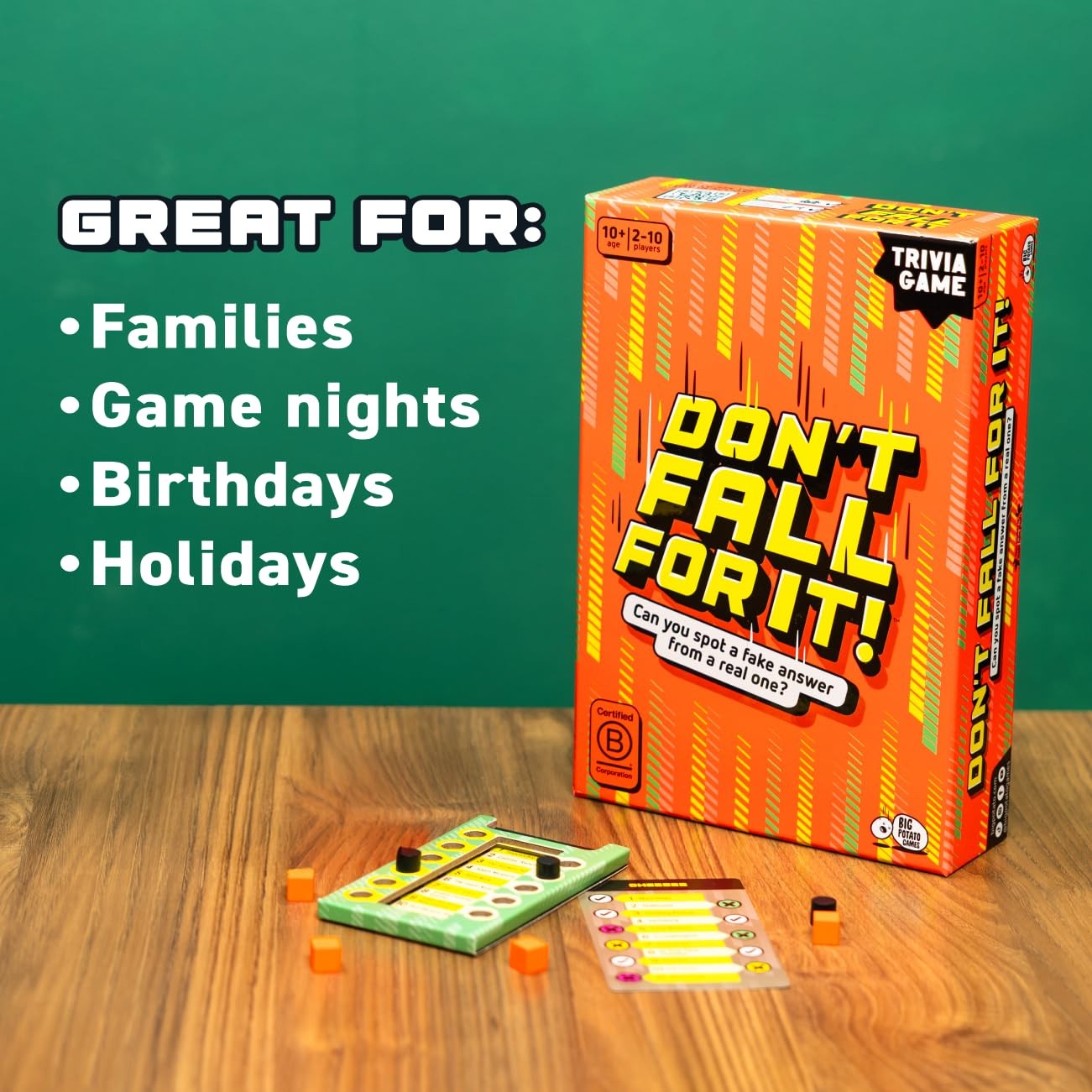 Don’t Fall for It – The Hilarious Tower Trivia Game Ages 10 and Medium