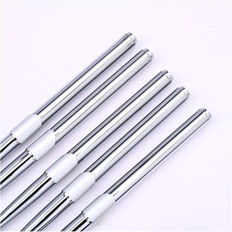 100% Acrylic Kolinsky Nail Brush Silver Metal Handle Size 8-16