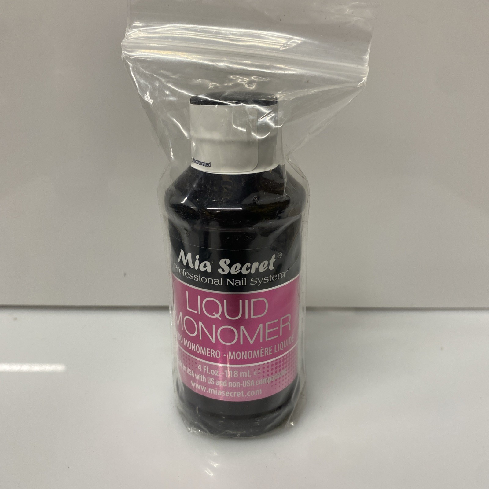Mia Secret Professional Acrylic Nail System Liquid Monomer 4 Fl Oz