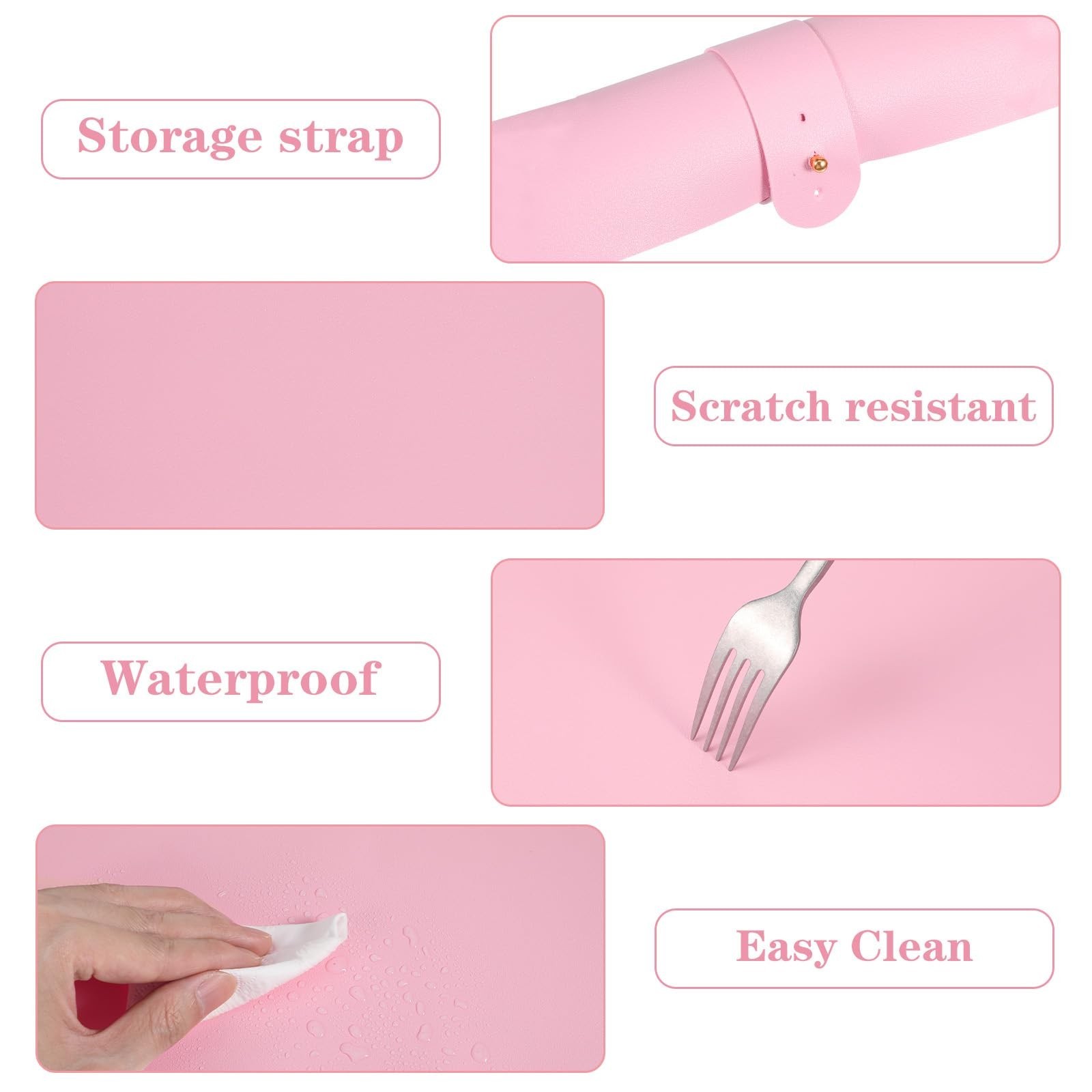 1 Pcs Manicure Table Mat Nail Mat Nail Desk Mats Foldable Art Table Desk Mats…