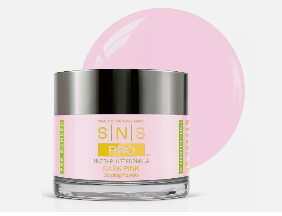 SNS Nails Dark Pink Plus Dipping Powder 2oz Healthy Pink White Gel Dip FAST SHIP