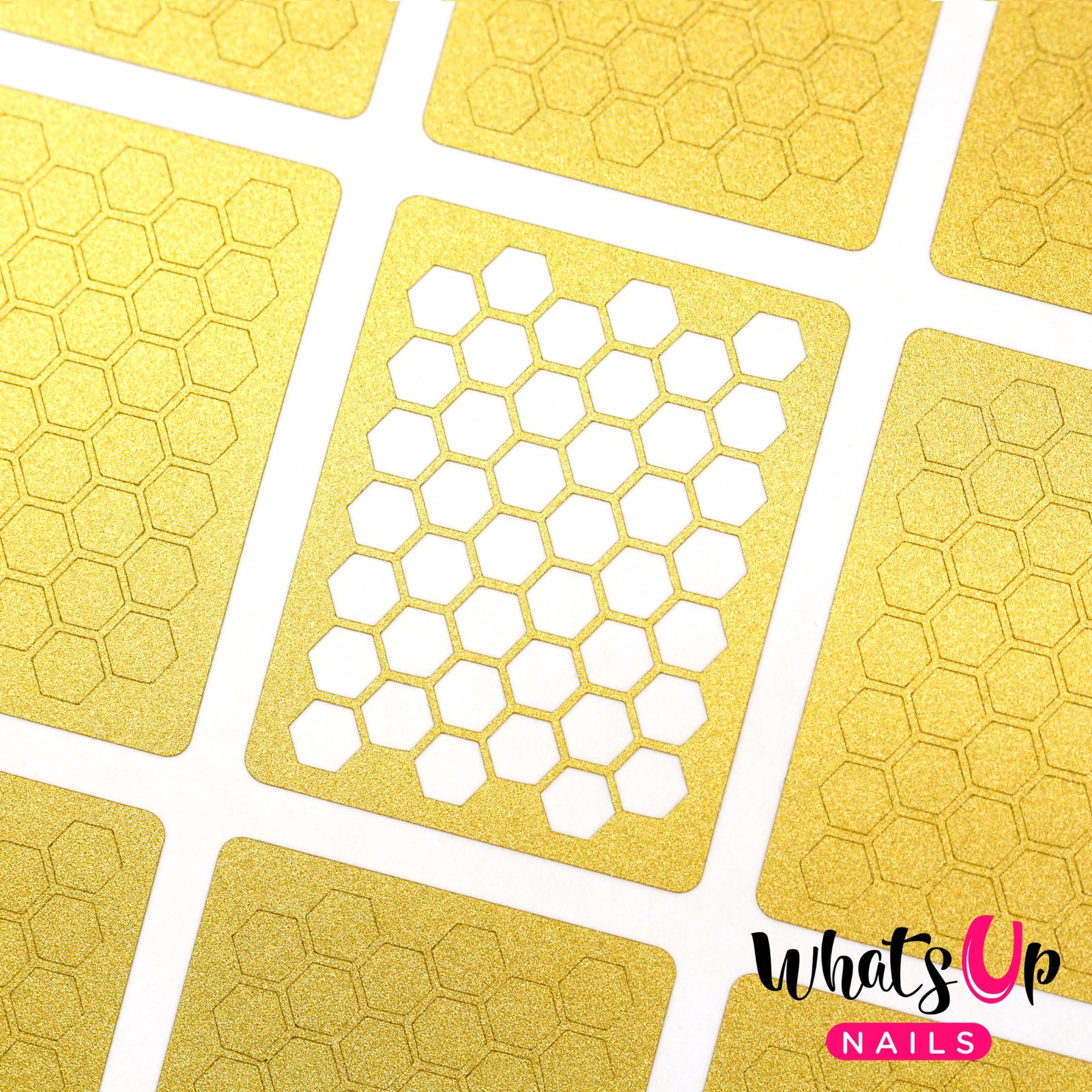 Whats Up Nails Honeycomb stencils for nails, nail stickers, nail vinyls