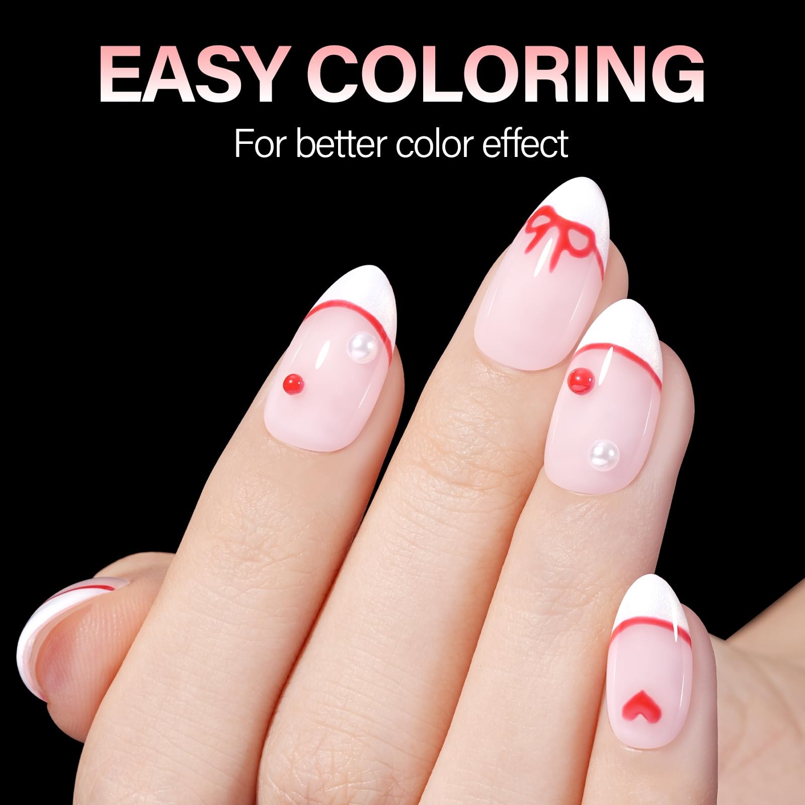 Short Almond Nail Tips, 15 Sizes 240PCS Preshaped Soft Clear Gel Nails Tips F…
