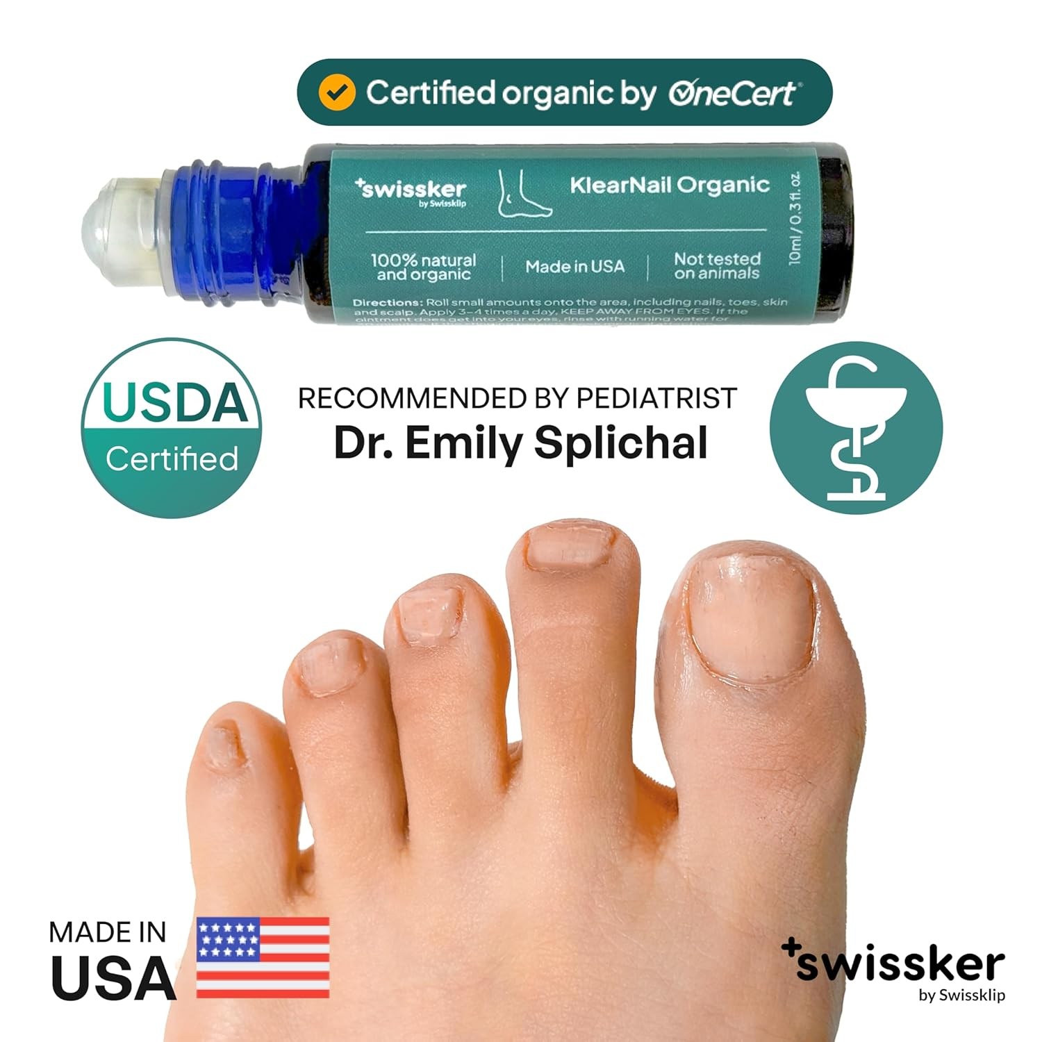 Swissklip Medi-Care Toenail Stick I Natural Solution 0.33 Fl Oz (Pack of 1)