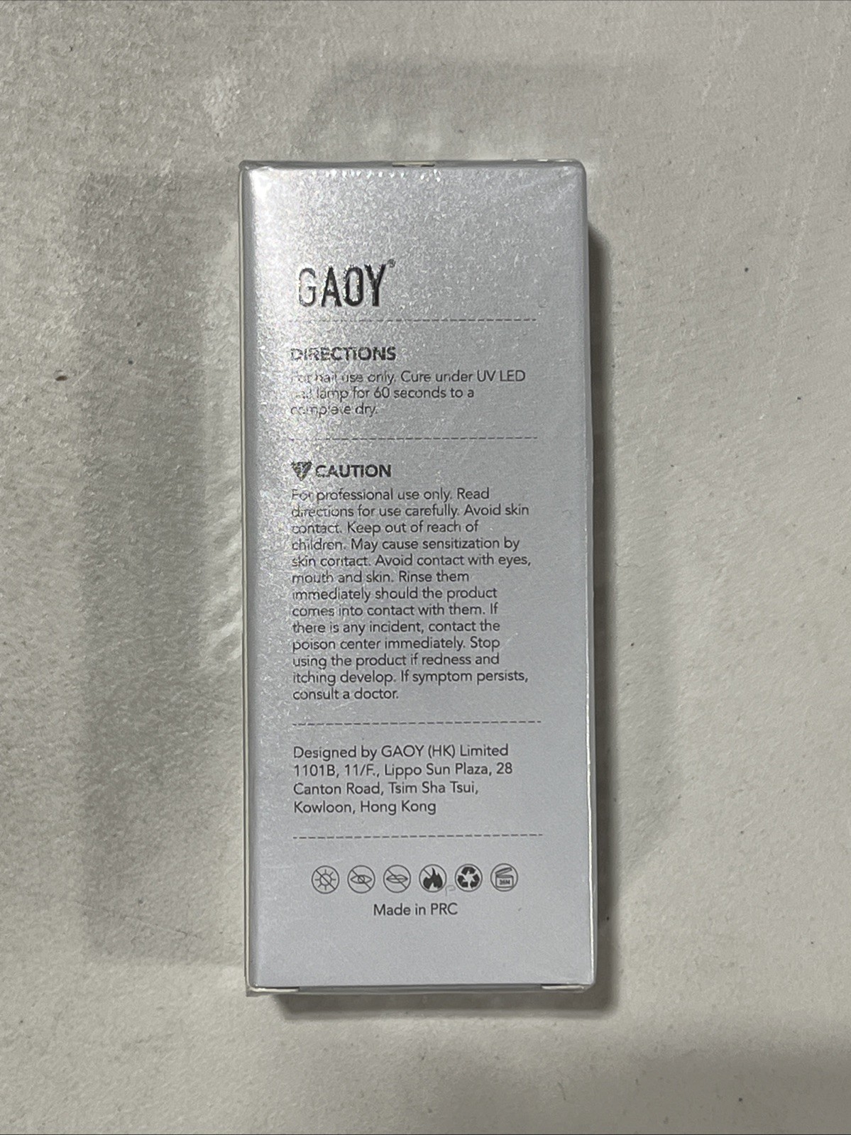 GAOY UV LED Cure Gel Manicure Set 0.54 oz (R2, B16, 2)