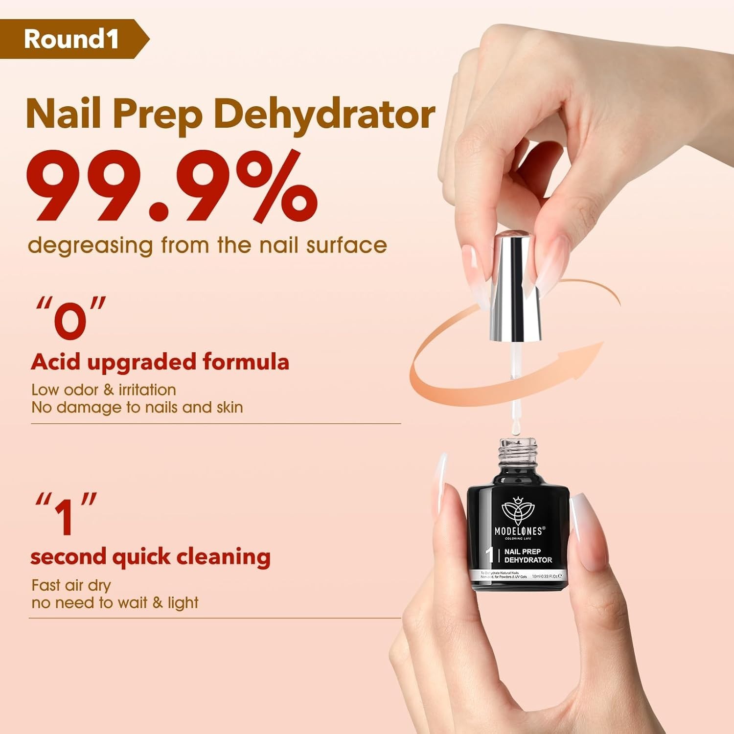 All-in-One Nail Glue Gel & Dehydrator – Perfect for Press-On & Acrylic Nails