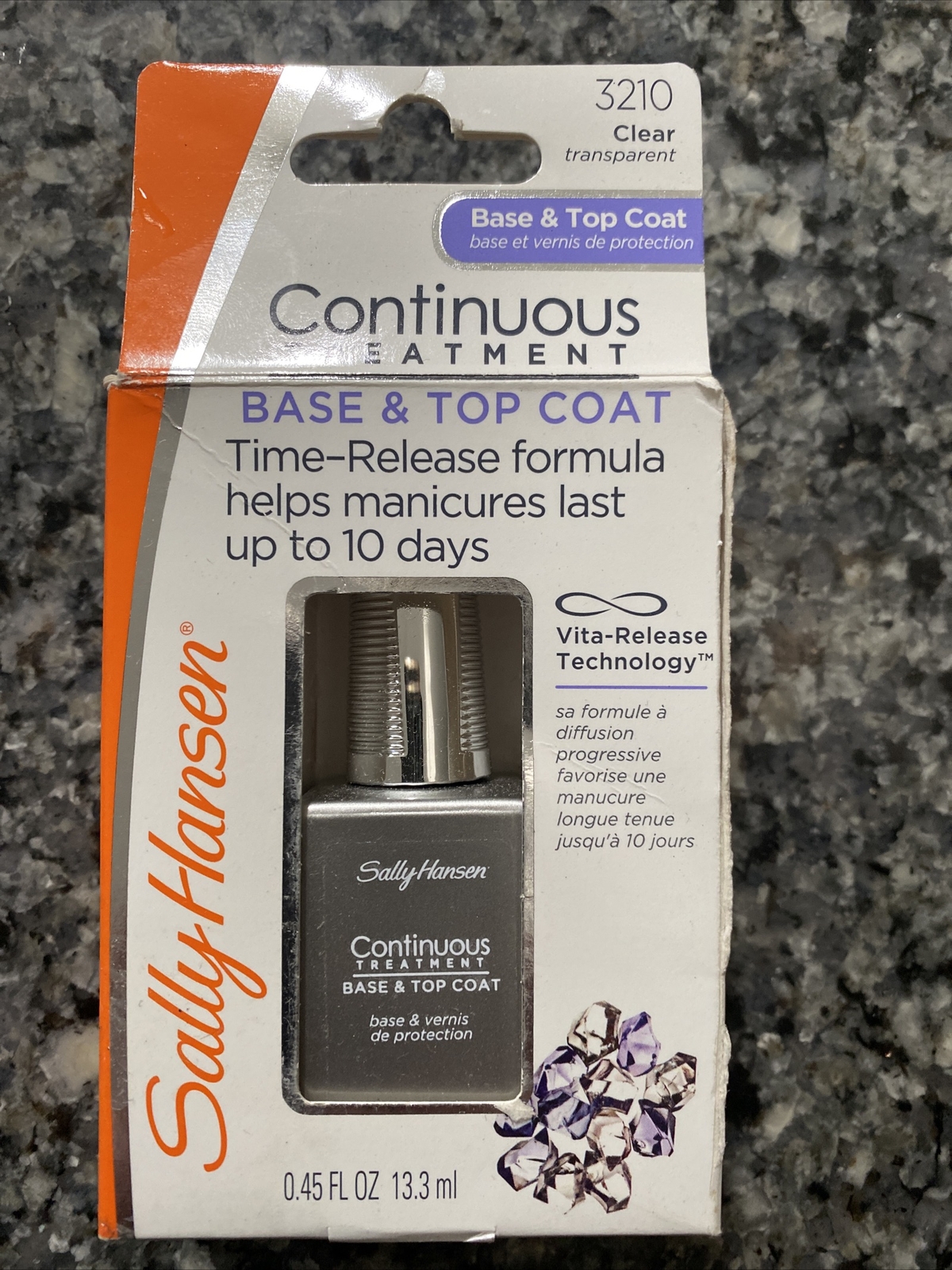 Sally Hansen Continuous Treatment Time-Released Base & Top Coat – CLEAR 3210