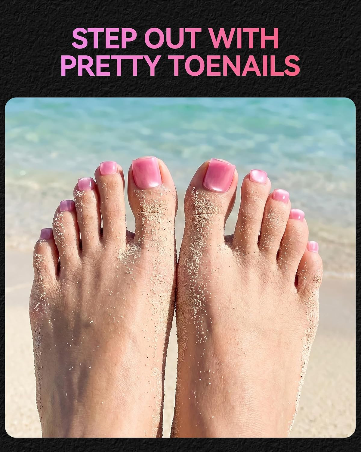 Toe Dual Forms for Poly Nail Gel, 150PCS 15 Sizes Toenail Forms Molds with Lengt