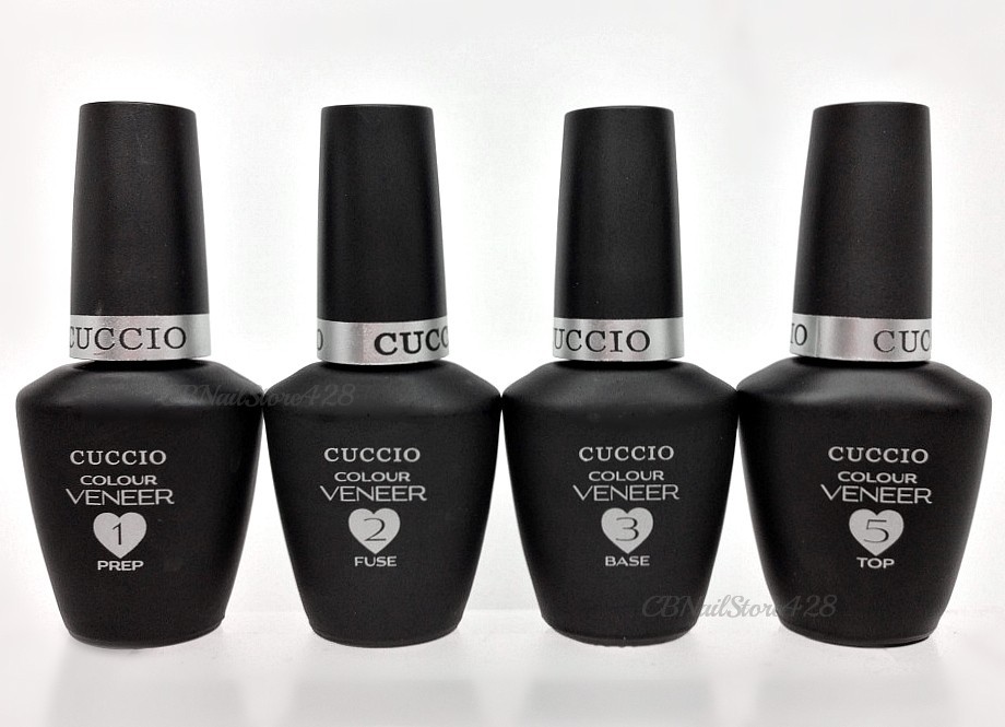 ON SALE! CUCCIO GEL VENEER- PREP 6996/ FUSE 6997/ BASE 6998/ TOP 6999- .44oz