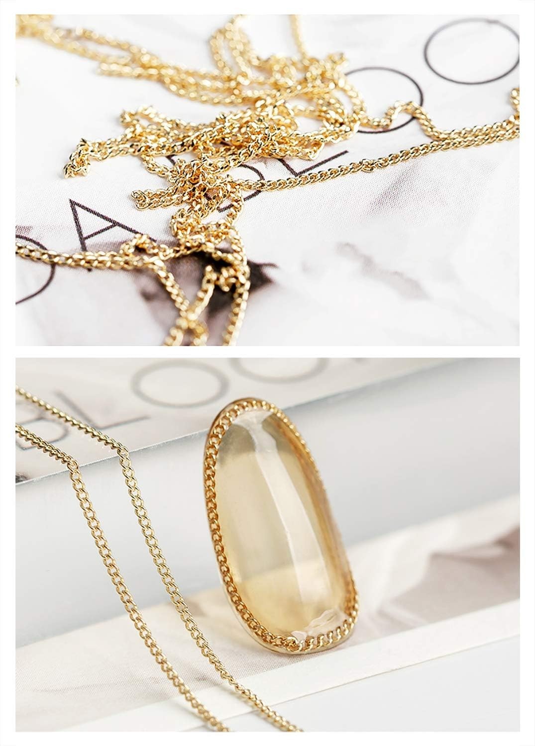Elegant 3D Nail Chains with Beads and Rhinestones – Perfect for DIY Enthusiasts