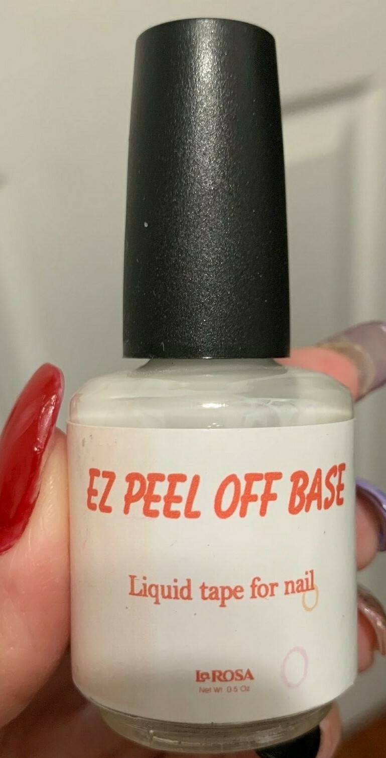 EZ Nail Art Latex Peel Off Liquid Tape Nail Polish Base Coat Manicure