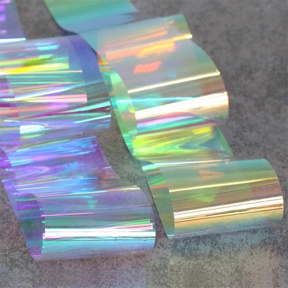 Broken Glass Style Nail Foil Stickers for Artistic Nail Design Decorations