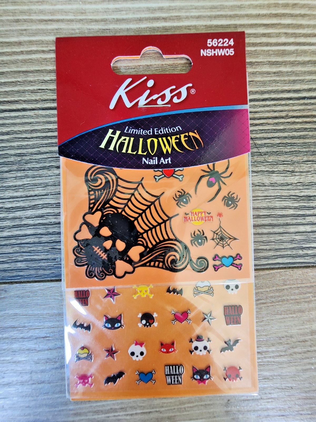 5-Pack Kiss Halloween Accent Nail Stickers | Easy Application | 56224