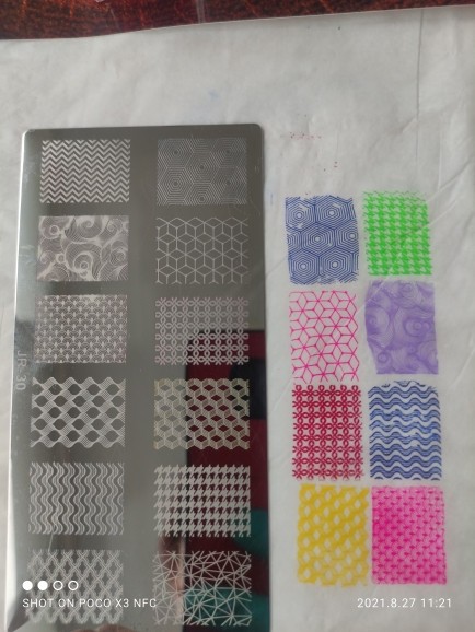 1Pc Nail Art Stamp Plate Geometric Line DIY Stamping Image Plate 6*12CM Nail Sta