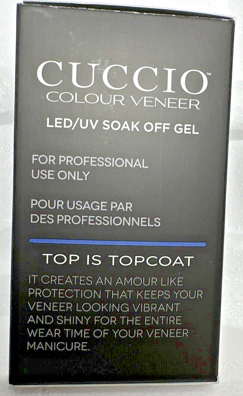 Cuccio Colour Veneer – LED/UV S/O Gel – #5 Top Treatment Top Coat – 75ml / 2.5oz